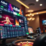 Illustration showing the concept of the Adibet jackpot with multiple sports icons and winning coins