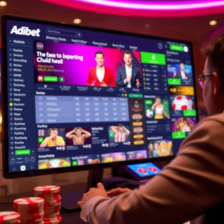 Illustration of a digital betting platform interface showing Adibet JetX free offer details and bonus options