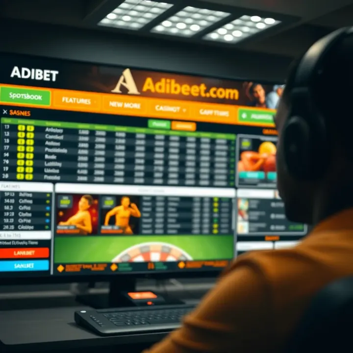 User interface showing options for accessing Adibet Link on mobile devices in Nigeria
