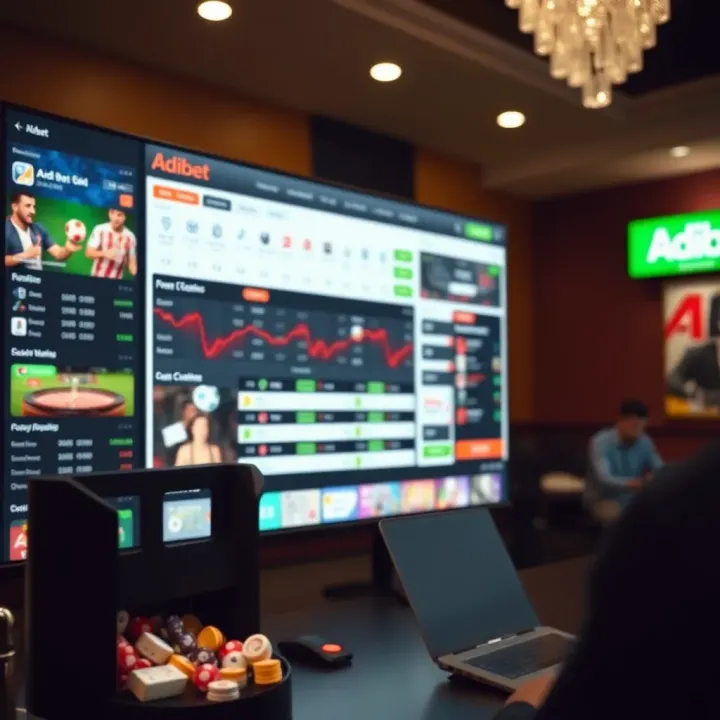 Smartphone displaying Adibet app with withdrawal confirmation screen
