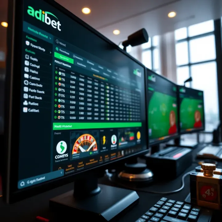 Dashboard view displaying account management options for Adibet affiliates